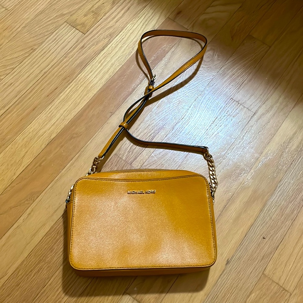 Yellow Michael Kors Crossbody